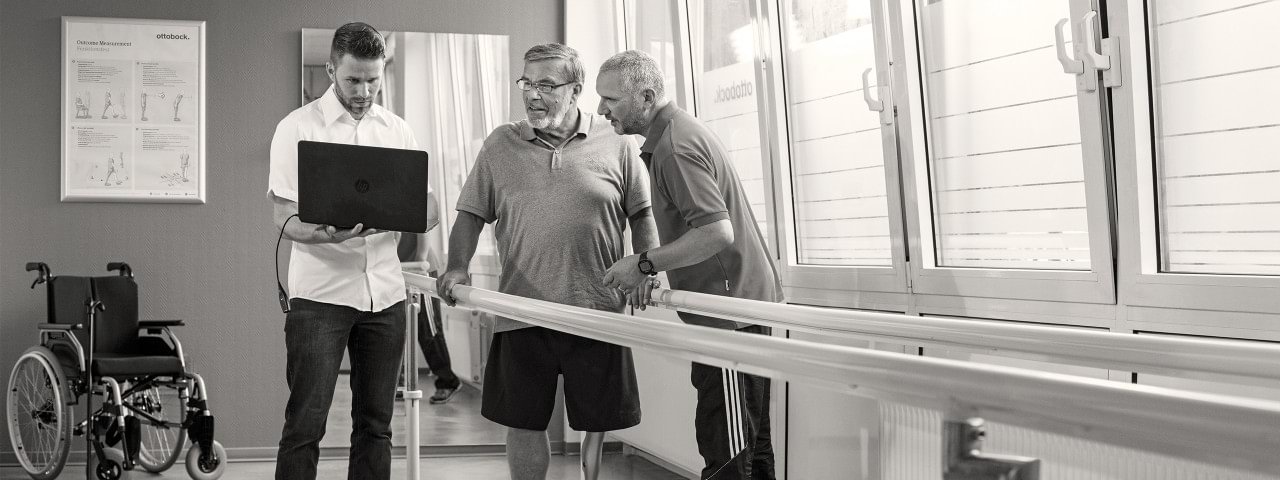 Einstellen der Prothese