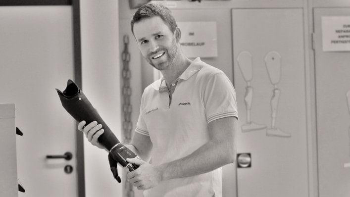 Fitting with an arm prosthesis